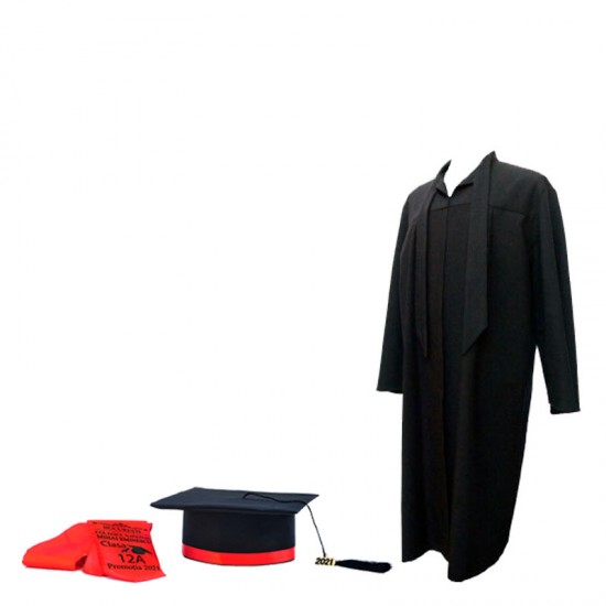 Roba + Toca + Esarfa personalizata - Gradinita